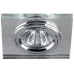 DK8 CH/WH Светильник ЭРА декор стекло квадрат MR16,12V/220V, 50W, хром/зеркальный (50/2100)