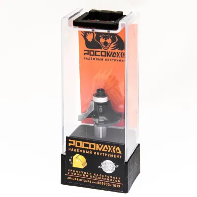 Фреза кромочная калевочная с нижним подшипником d8*D28*H12*R8,серия 1019