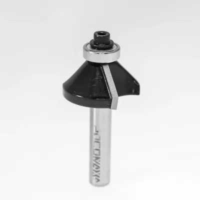 Фреза кромочная конусная с нижним подшипником d8*D30*H12*A45°,серия 1022