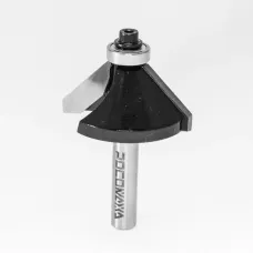 Фреза кромочная конусная с нижним подшипником d8*D40*H18*A45°,серия 1022