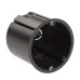 Коробка установочная ЭРА KUP-73-73-m-black черная 73х73мм для полых стен саморезы металлические лапки IP20 Коробка установочная ЭРА KUP-73-73-m-black черная 73х73мм для полых стен саморезы металлические лапки IP20