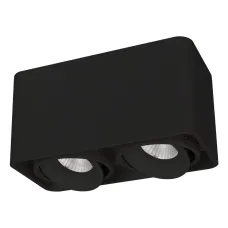 Светильник SP-CUBUS-S195x100-2х8W Day4000 (BK, 45 deg, 230V) (IP20 металл, 3 года)