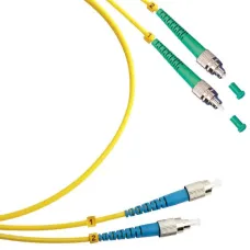 Патч-корд оптический duplex 1м FC/APC-FC/UPC 9/125 sm LSZH