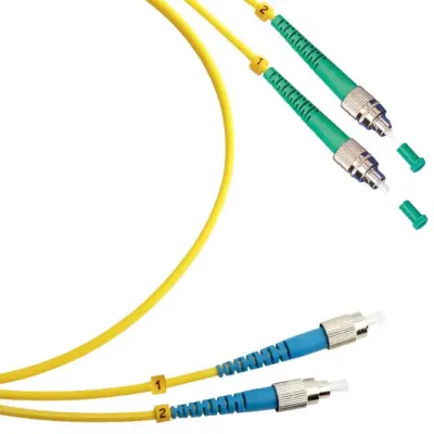 Патч-корд оптический duplex 1м FC/APC-FC/UPC 9/125 sm LSZH
