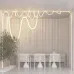 Лента герметичная MOONLIGHT-SIDE-A336-D40mm 24V Day4000 360deg 15 W/m, IP65, 2835, 5m, wire x1, вывод кабеля боковой