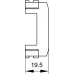 Ком.роз. RJ45 кат.6 (8P8C, Hyperline, Dual IDC 110&Krone) Brava, белая, 1мод