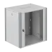 Шкаф телекоммуникационный настенный 19' 12U дверь стекло IP20. 600x450x585mm(ШхГхВ) цвет серый(RAL 7035/RAL7000)