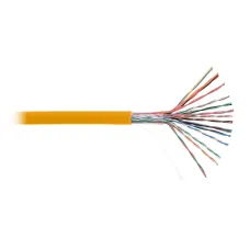 Кабель NETLAN U/UTP 16 пар, Кат.5 (Класс D), 100МГц, одножильный, BC (чистая медь), внутренний, LSZH нг(B)-HF, оранжевый, 305м