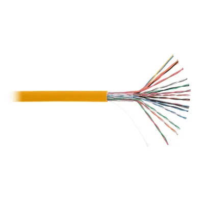 Кабель NETLAN U/UTP 16 пар, Кат.5 (Класс D), 100МГц, одножильный, BC (чистая медь), внутренний, LSZH нг(B)-HF, оранжевый, 305м