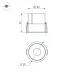 Гирлянда светодиодная декоративная ARD-ICEFALL-CLASSIC-D12-500-5PCS-CLEAR-72LED-LIVE WHITE 230V, 6W ARDCL, IP65