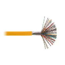 Кабель NETLAN U/UTP 50 пар, Кат.5 (Класс D), 100МГц, одножильный, BC (чистая медь), внутренний, LSZH нг(B)-HF, оранжевый, 305м