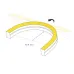 Лента герметичная MOONLIGHT-SIDE-A140-12x24mm 24V Warm2700 9.6 W/m, IP68, 5m, wire x2, вывод кабеля прямой