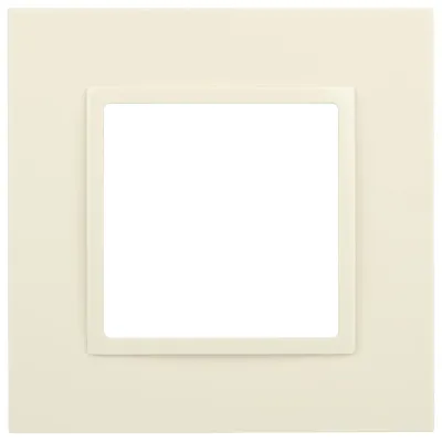 Рамка для розеток и выключателей ЭРА Elegance 14-5011-02 Classic, на 1 пост, сл.кость