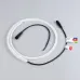 Лента светодиодная герметичная WAVE-TOP-PU-H120-10x10mm 24V RGB (10 W/m, IP68, 1m, wire x1) (ARL, вывод боковой, 3 года)