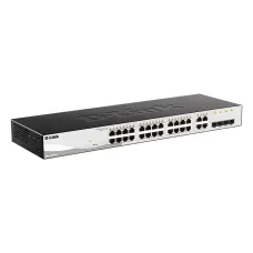 Коммутатор управляемый L2 24 порта 10/100/1000 Мб/с, 4хRJ45/SFP