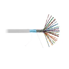 Кабель NETLAN F/UTP 25 пар, Кат.5 (Класс D), 100МГц, одножильный, BC (чистая медь), внутренний, PVC нг(B), серый, 305м