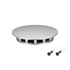 Крепление MOONLIGHT-BASE-ROUND-D13-S Silver, металл