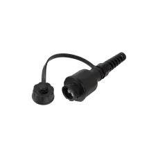 Индустриальный модуль-розетка, Кат.6, RJ45/8P8C, неэкран., IP67, черный