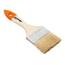 Кисть плоская Slimline 2,5' (63 мм), натуральная щетина, деревянная ручка