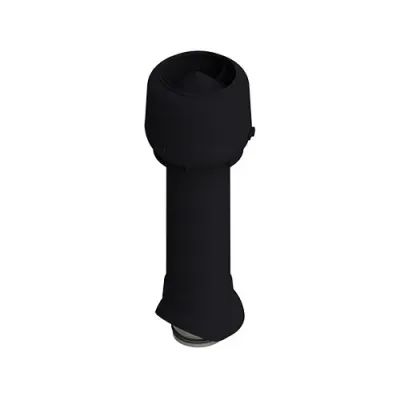 Вентиляционный выход D=125/160/700 mm+колпак TP-85.125/160/700 (черный) (по 1 шт. в коробке)