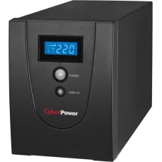 ИБП CyberPower VALUE 2200EI Line-Interactive 2200VA/1320W USBиSerial RJ11/RJ45 6 IEC-320 С13 розеток Black 0.16х0.21х0.35м. 14.7кг./ UPS Line-Interactive CyberPower VALUE2200EILCD 2200VA/1320W USB/RS-232/RJ11/45 6 IEC С13