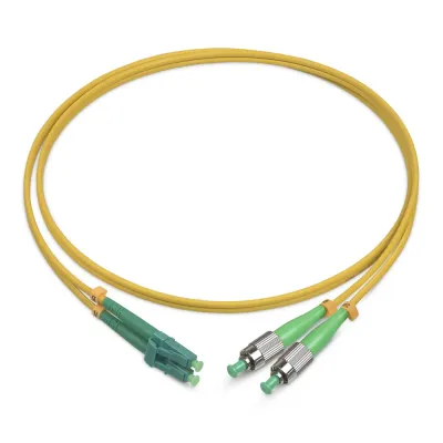 Патч-корд оптический duplex 1м FC/APC-LC/APC 9/125 sm LSZH