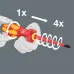 Рукоятка-держатель 827 T i Kraftform Turbo VDE 9X125 мм исключительно для отверток-насадок сменных