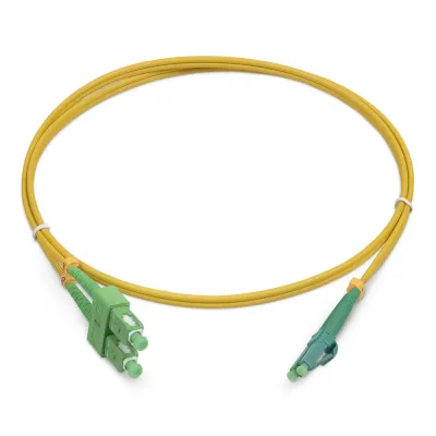 Патч-корд оптический duplex 25м LC/APC-SC/APC 9/125 sm LSZH