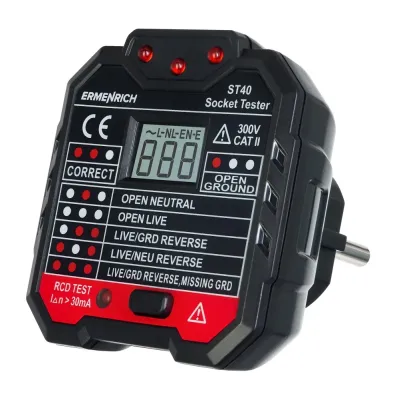 Тестер розеток Zing ST40
