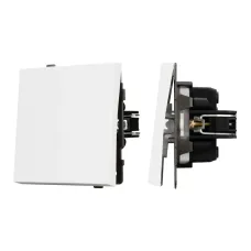 Механизм выключателя одноклавишный проходной SWT-TENDO-MKP1-PL-WH 230V, 10A, Белый, 1 пост