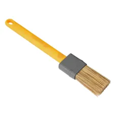 Кисть флейцевая для лаков, 40 мм, искусственная щетина, пластиковая рукоятка