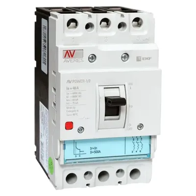 Выключатель автоматический AV POWER-1/3  40А 80kA TR AVERES