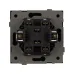 Механизм выключателя двухклавишный проходной SWT-TENDO-MKP2-SFPL-BK 230V, 10A, Чёрный, 1 пост