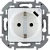 Розетка 1-местная с заземлением с защитными шторками 16А с USB C 5В безвинтовое крепление белый INSPIRIA Розетка 1-местная с заземлением с защитными шторками 16А с USB C 5В безвинтовое крепление белый INSPIRIA