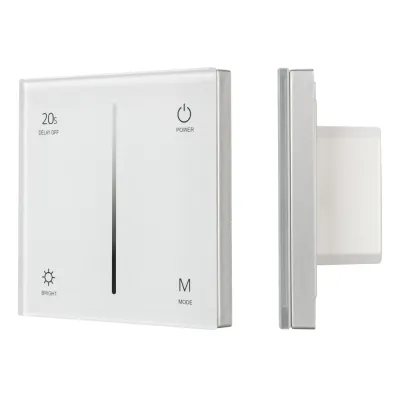 Панель SMART-P35-DIM-IN White 230V, 0-10V, Sens, 2.4G ARL, IP20 пластик, 5 лет