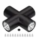 Соединитель профиля ROUND-D36-360-X90 (ARL, металл)