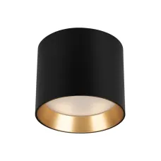 Светильник светодиодный SP-BISCOTTO-R90-8W Warm3300-MIX (BK-GD, 80 deg, 230V) (ARL, IP54 металл, 5 лет)