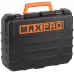 MAX-PRO Дрель-Шуруповерт аккумуляторная 18 В 0-350/0-1250об/мин 10мм 30Нм 2 батареи (Li-Ion) х1,5Ач 15+1 1ч. регулировка оборотов резиновые вставки LED подсветка