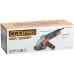 Шлифмашина угловая 950 Вт, 11000об/мин, быстрозажимной кожух 125мм, антивибрационная ручка, дополнительные щетки, 2.1 кг, кор.