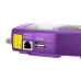 Тестер кабельный NetGeeks NP30, фиолетовый