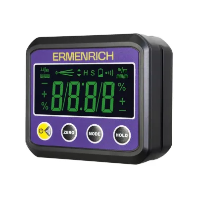 Уровень цифровой Verk LQ40, фиолетовый