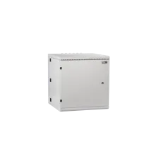 Настенный двухсекционный шкаф NIKOMAX 19'' 18U металлическая дверь промышленный степень защиты IP55 Ш600хВ904хГ600мм серый.