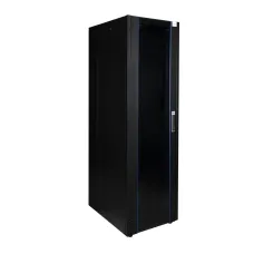 Шкаф нап. 19'', 32U 600х800, перед. дв. стек, задн. стен., мет, чер.