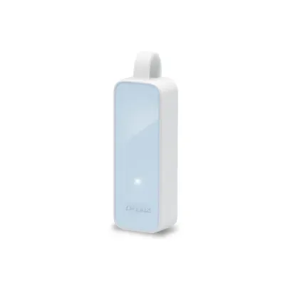 USB 2.0 to 100Mbps Ethernet Network Adapter, 1 USB 2.0 connector, 1 10/100Mbps Ethernet port, foldable & portable design, plug & play TL-UE200