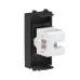 Avanti Компьютерная розетка RJ-45 без шторки      модульная кат.5е Черный матовый 1 модуль