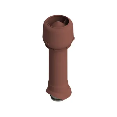 Вентиляционный выход D=125/160/700 mm+колпак TP-85.125/160/700 (красный) (по 1 шт. в коробке)