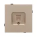 Механизм компьютерной розетки SCT-TENDO-MPC1-PL-GD, RJ-45, CAT6, Золото светлое