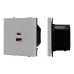 Розетка USB NOBE тип A+C SCT-MUAC-SFPL-FC-IS 65Вт, QC3 софт-тач никель 1 пост Розетка USB NOBE тип A+C SCT-MUAC-SFPL-FC-IS 65Вт, QC3 софт-тач никель 1 пост