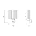 Обогреватель с клеммной колодкой, P=100