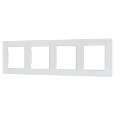 Рамка стеклянная FRM-GLARE-GS-4-WH